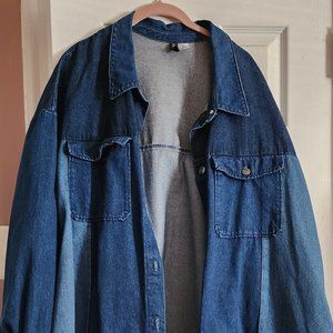 H&M Heavyweight Denim Dress, or Shacket. XXL